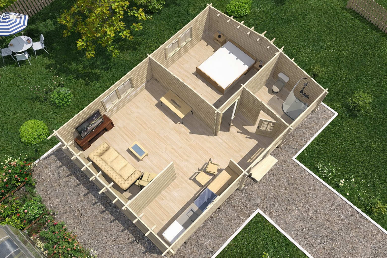 Садовый дом СК Мини 108